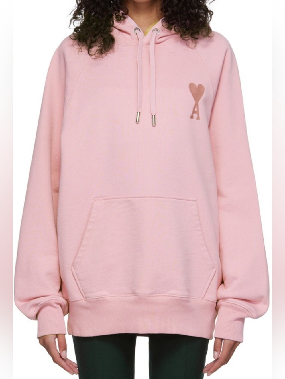 Ami Paris Alexandre Mattiussi Pink Hoodie Size XS